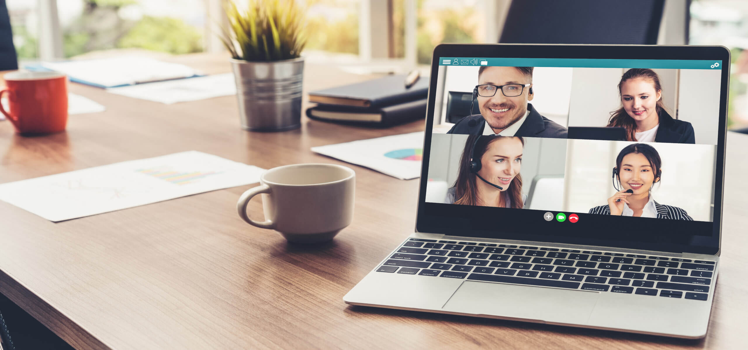 Virtual workplace meeting