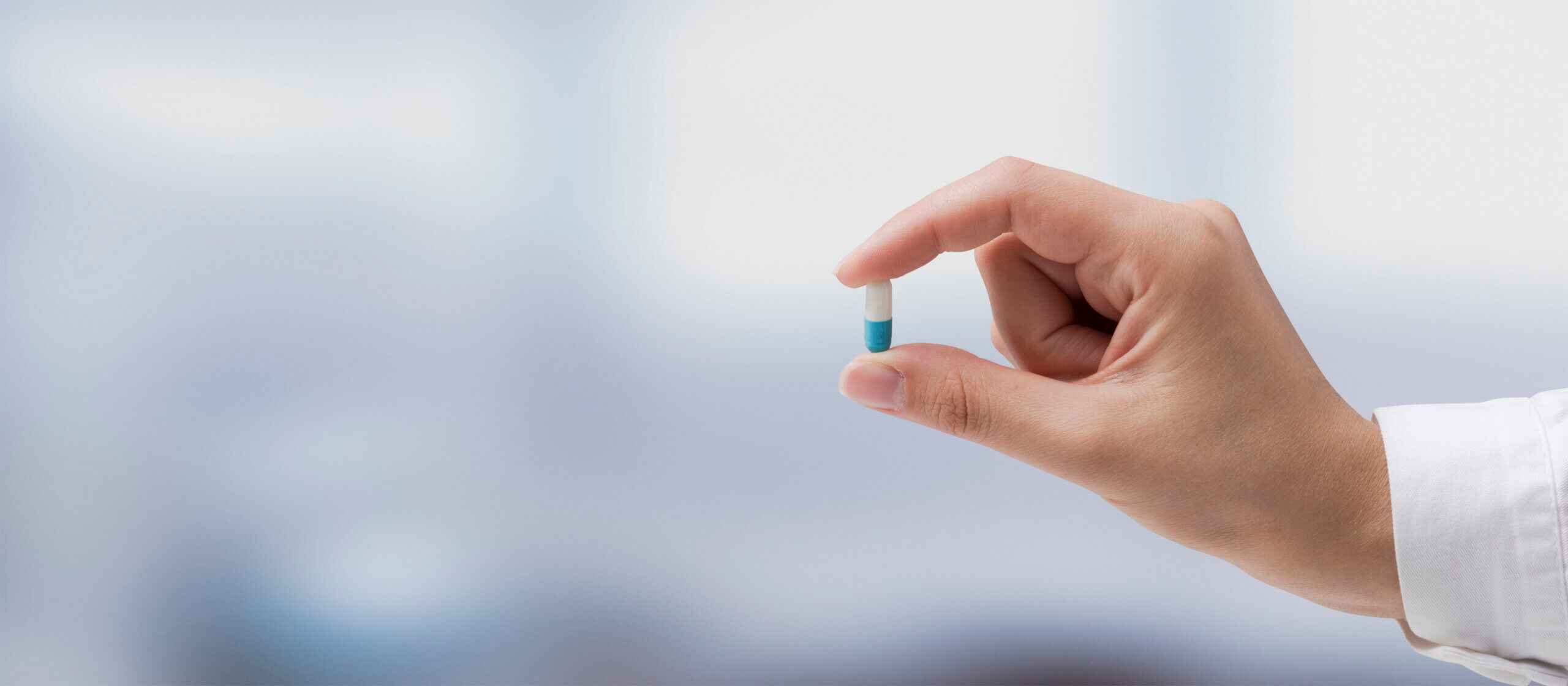 holding antibiotic