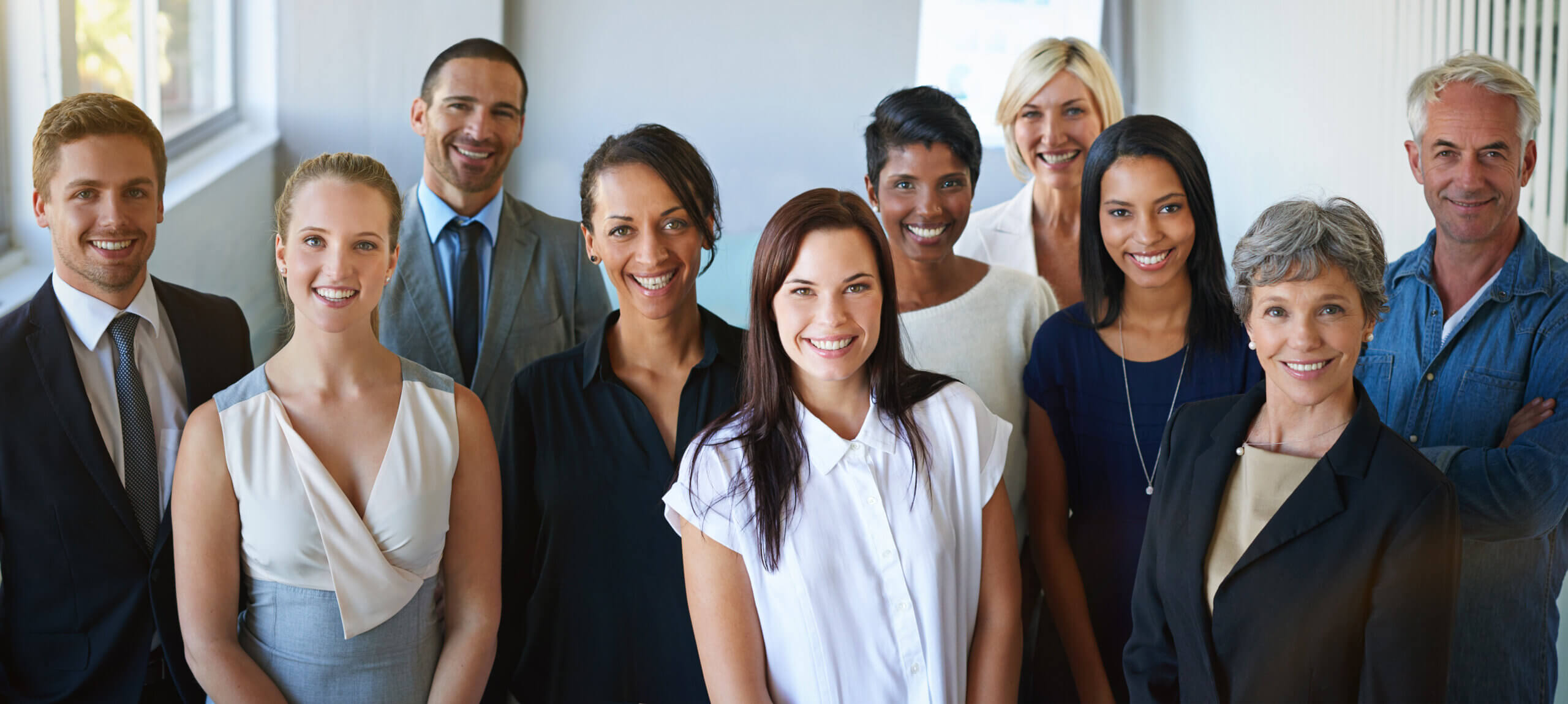 group of diverse professionals
